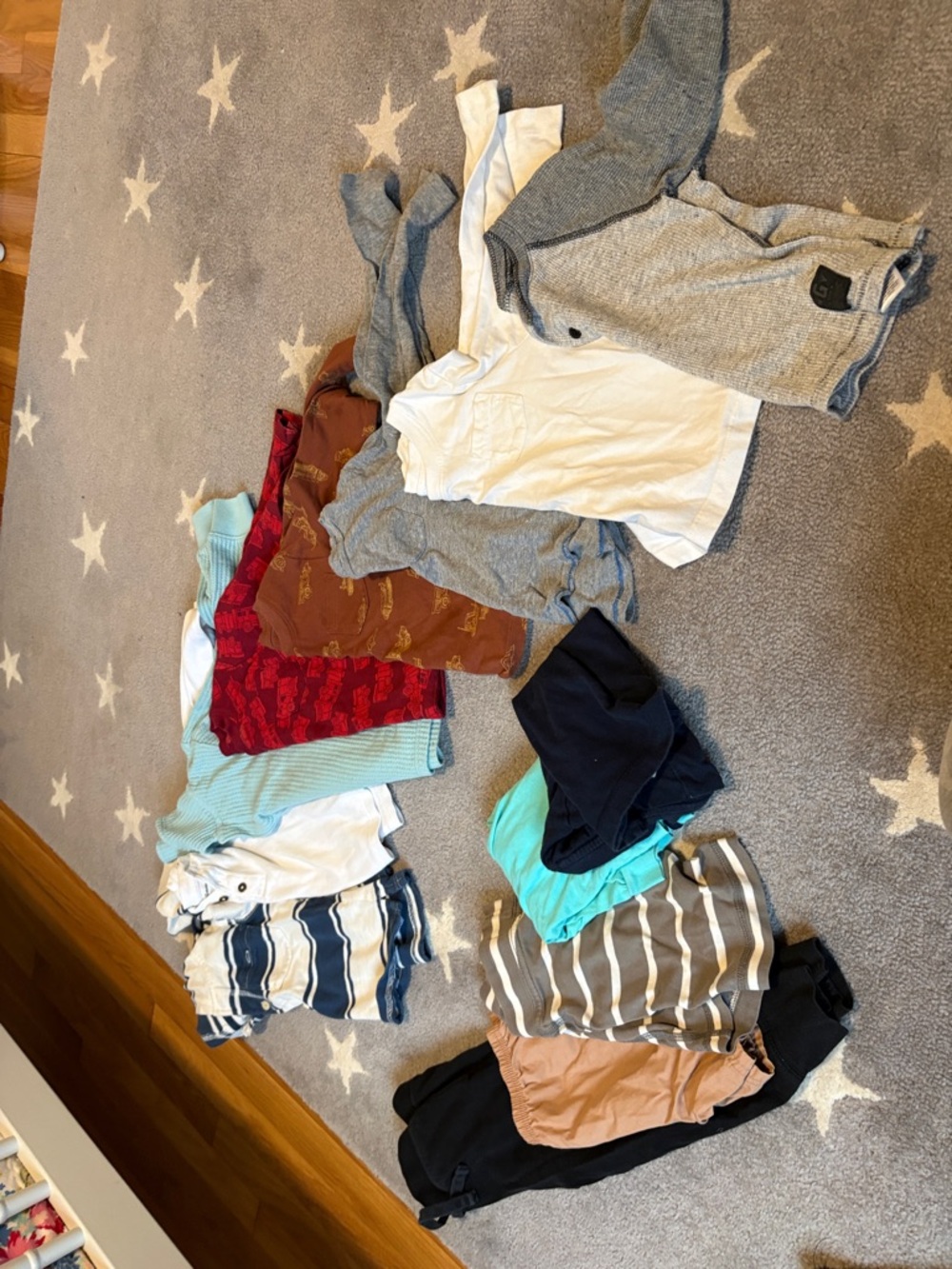 GAP Kids Short Sleeve Tees Pack - White, Red, Blue, Gray, Brown, Tan, Mint